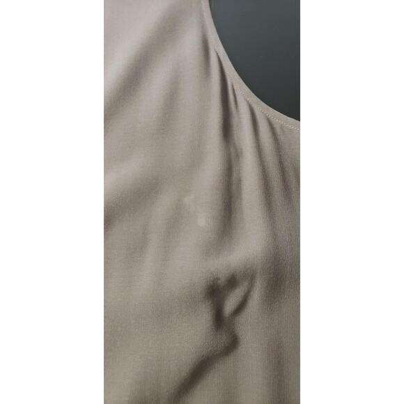 Eileen Fisher Tunic Tank Tops L Blue Brown Sleeveless 100% Silk Lot of 2 Casual - Picture 10 of 16
